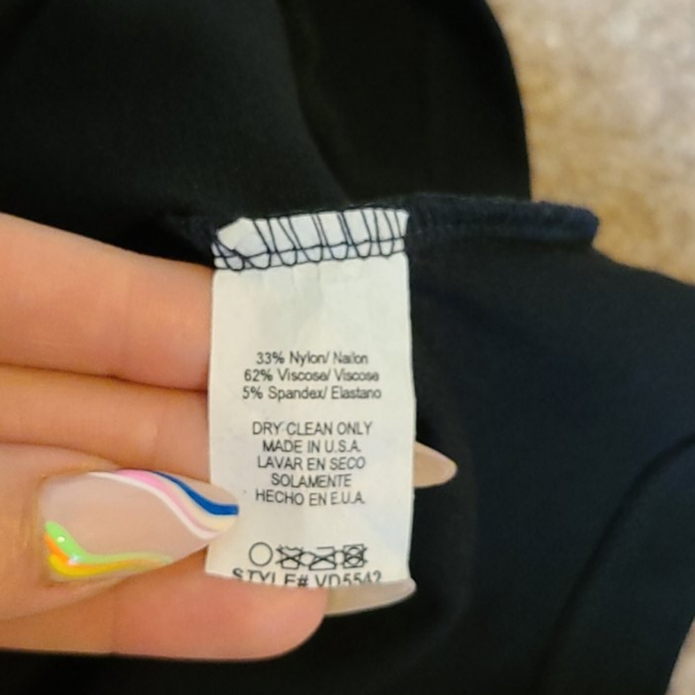 Black midi dress - Picture 14 of 14